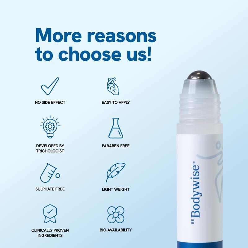 BodyWise - Advanced Hair Growth Roll-On Serum (25ml)